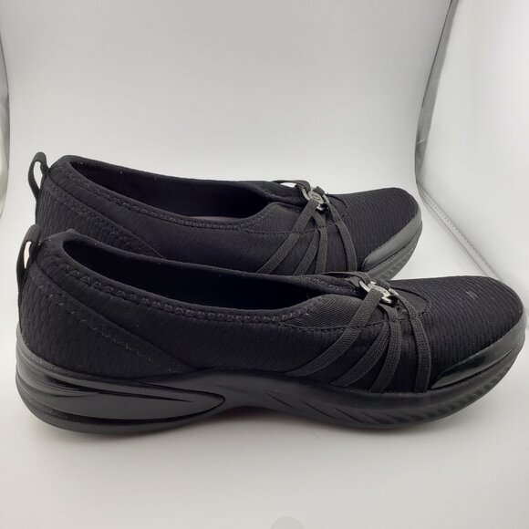 BZEES Rosies Flats 9.5 Women's Shoes Slip On Lightweight Black Arch Support - Picture 8 of 11